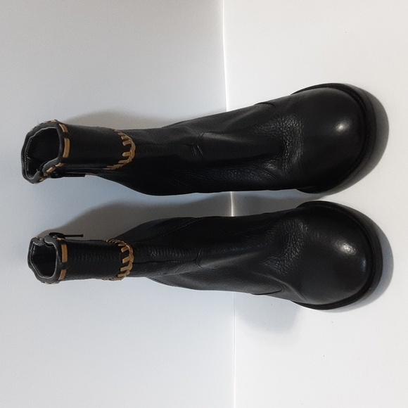 Carlos by Carlos Santana equal women leather boots black 8.5M festival boho Y2K - Picture 2 of 13